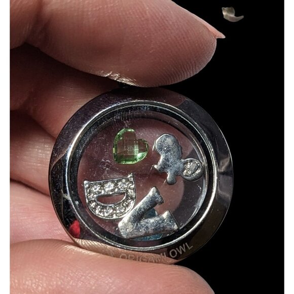 Origami Owl Silver Floating Locket Necklace - Picture 3 of 9
